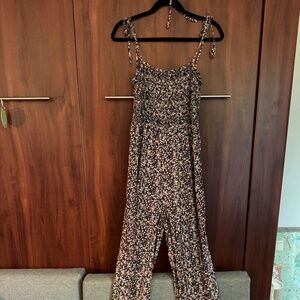 1. State Ditsy Floral Smocked Jumpsuit size M